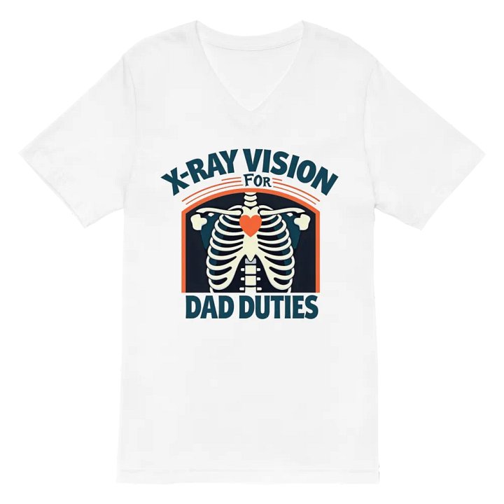 Dad Duties X-Ray Vision V-Neck Tee product image (6)