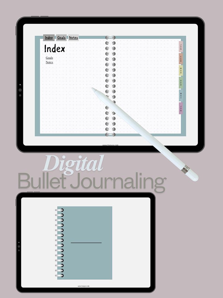 Hyperlinked Digital Bullet Journal - Academic (digital download) product image (1)