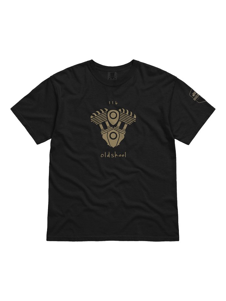 Vintage V-Twin Engine 116 Old School T-Shirt product image (2)