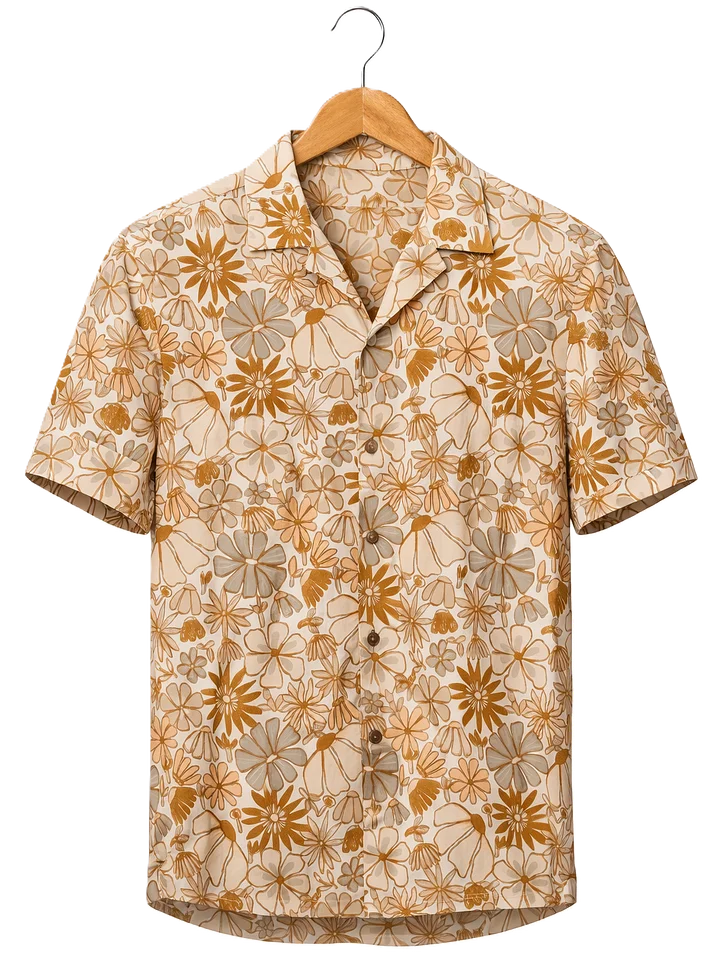 Retro Floral Hawaiian Shirt product image (2)