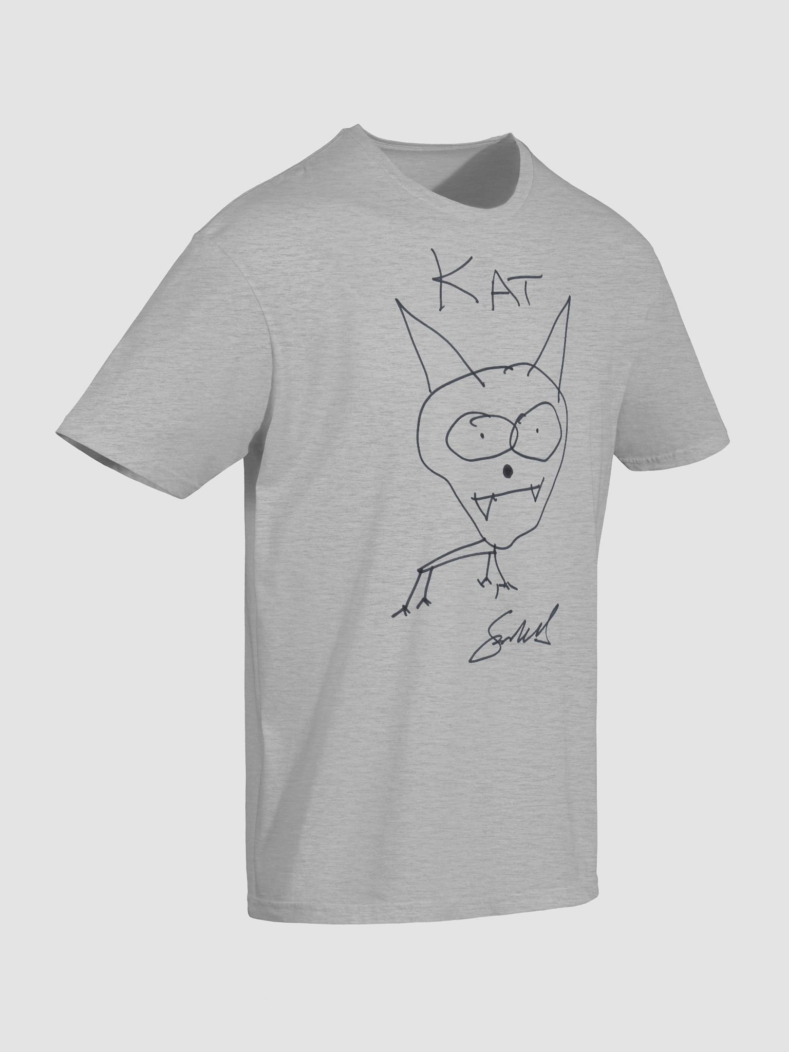 The "KAT" lightweight t-shirt product image (2)
