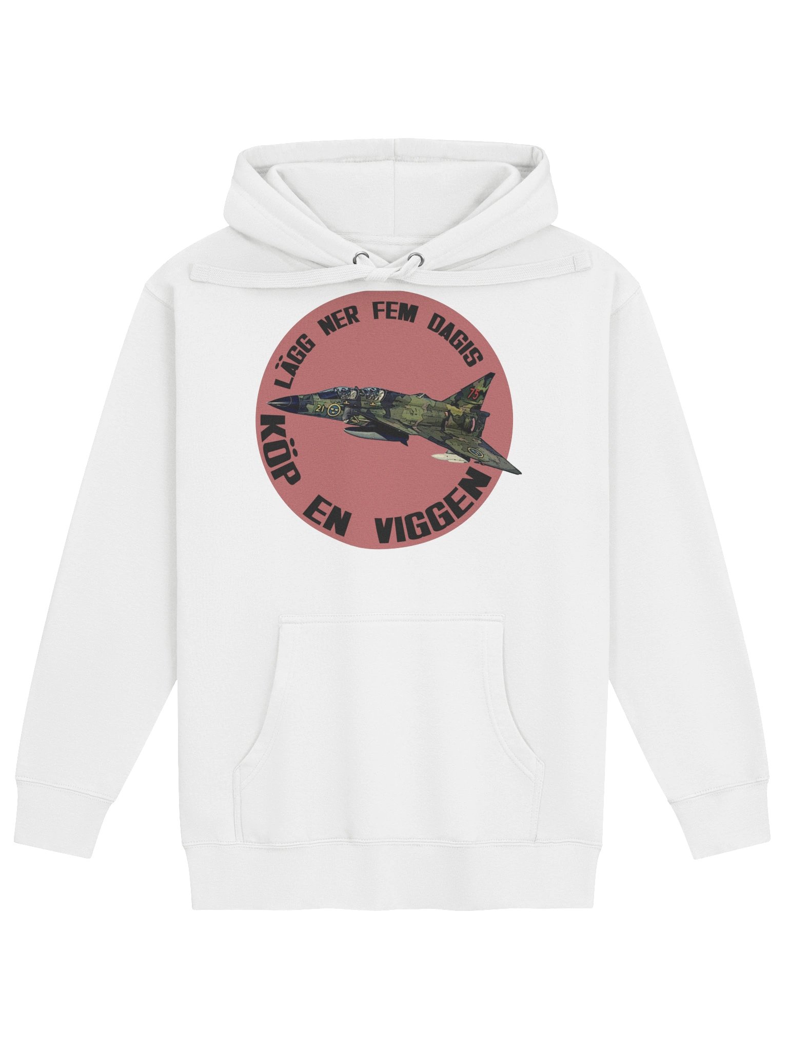 Lägg ner fem dagis - köp en Viggen (Hoodie) product image (1)