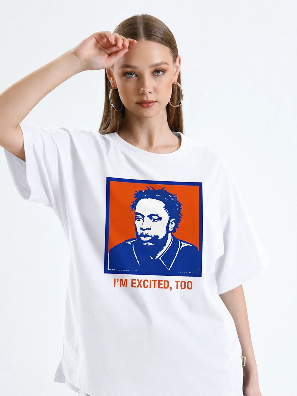 I’m Excited Too Shirt – Funny Positive Statement Graphic Tee product image (2)