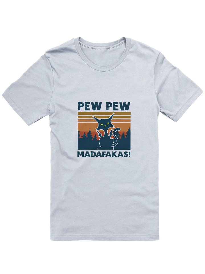 Pew Pew Cat T-Shirt product image (1)