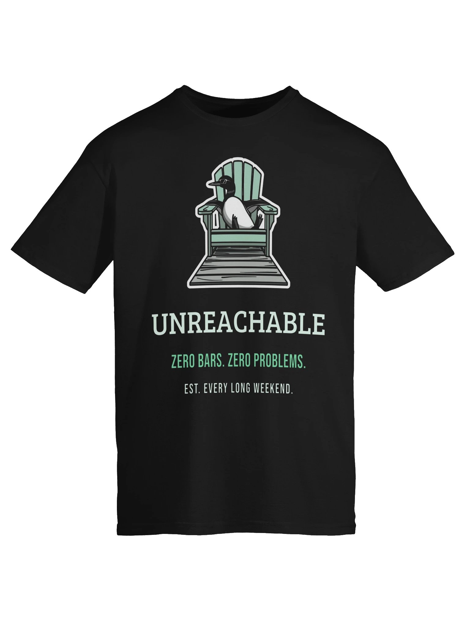 Lake Life Shirt Ideas – Unreachable, Zero Bars Zero Problems product image (5)