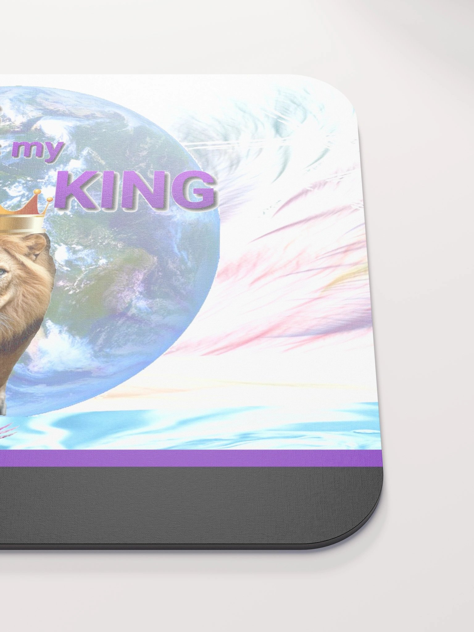 Jesus is my KING - Mouse Pad product image (5)