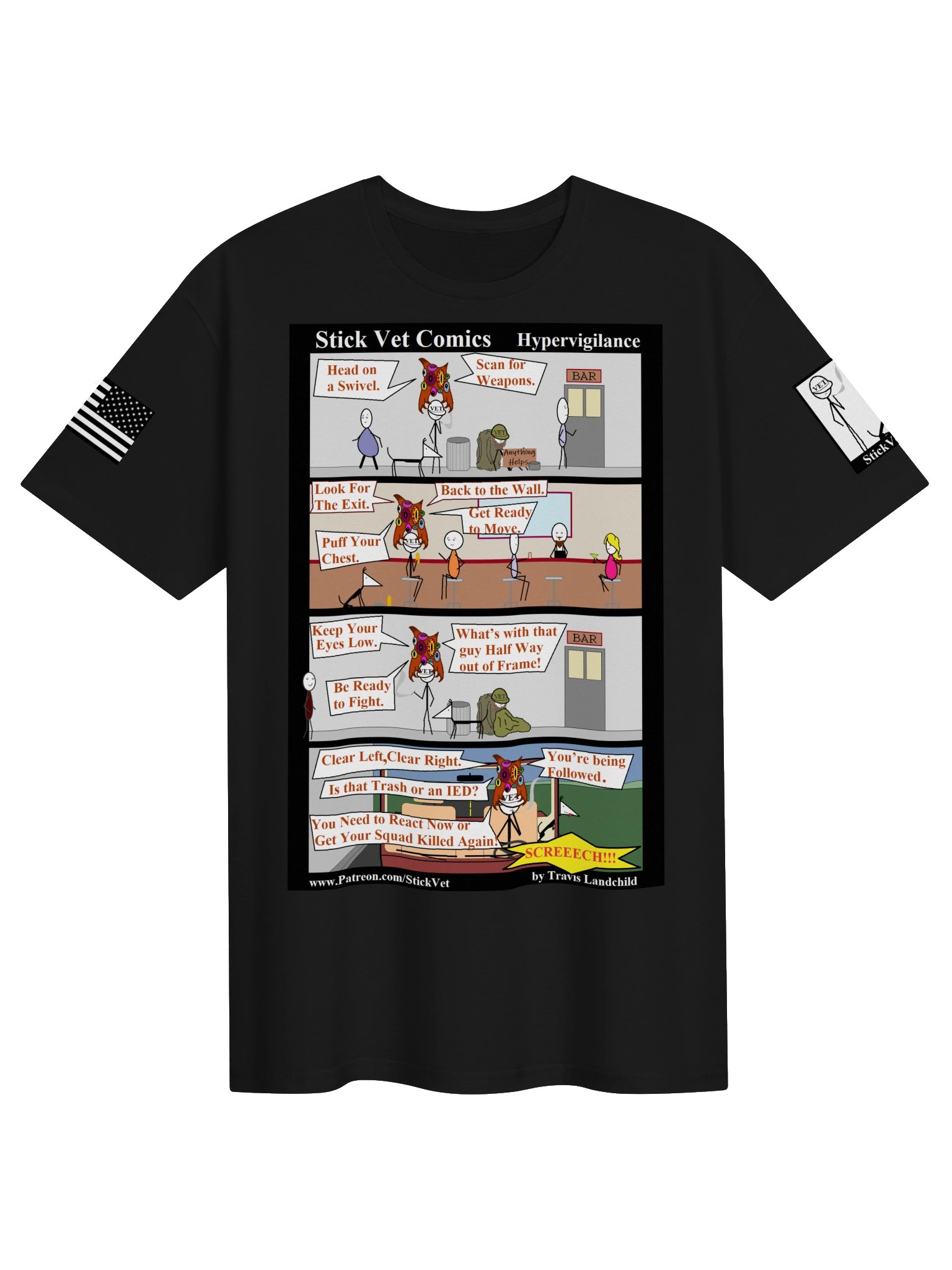 Anxiety and Fear Comics Shirt product image (1)