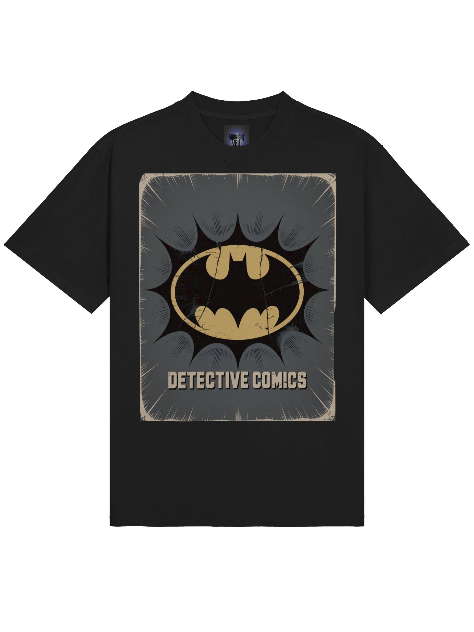 Retro Beacon: Detective Comics Batman Oversized Faded T-Shirt product image (5)