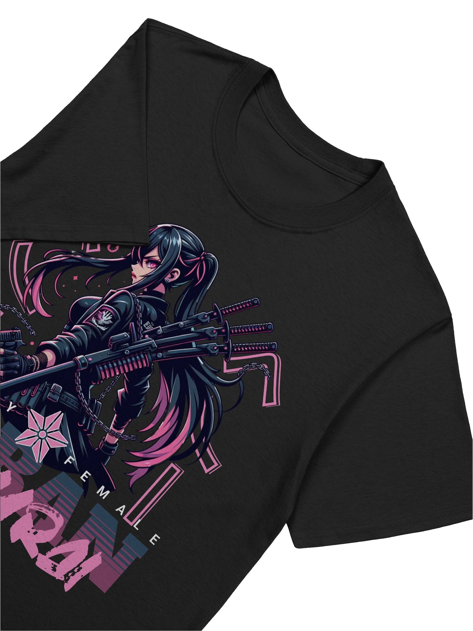 Deadly Female Urban Samurai T-Shirt - Gildan Softstyle product image (5)