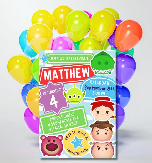 Toy Story Adventure Birthday Invite | Editable Canva Template | Instant Download | Woody & Buzz Party Invitation product image (3)