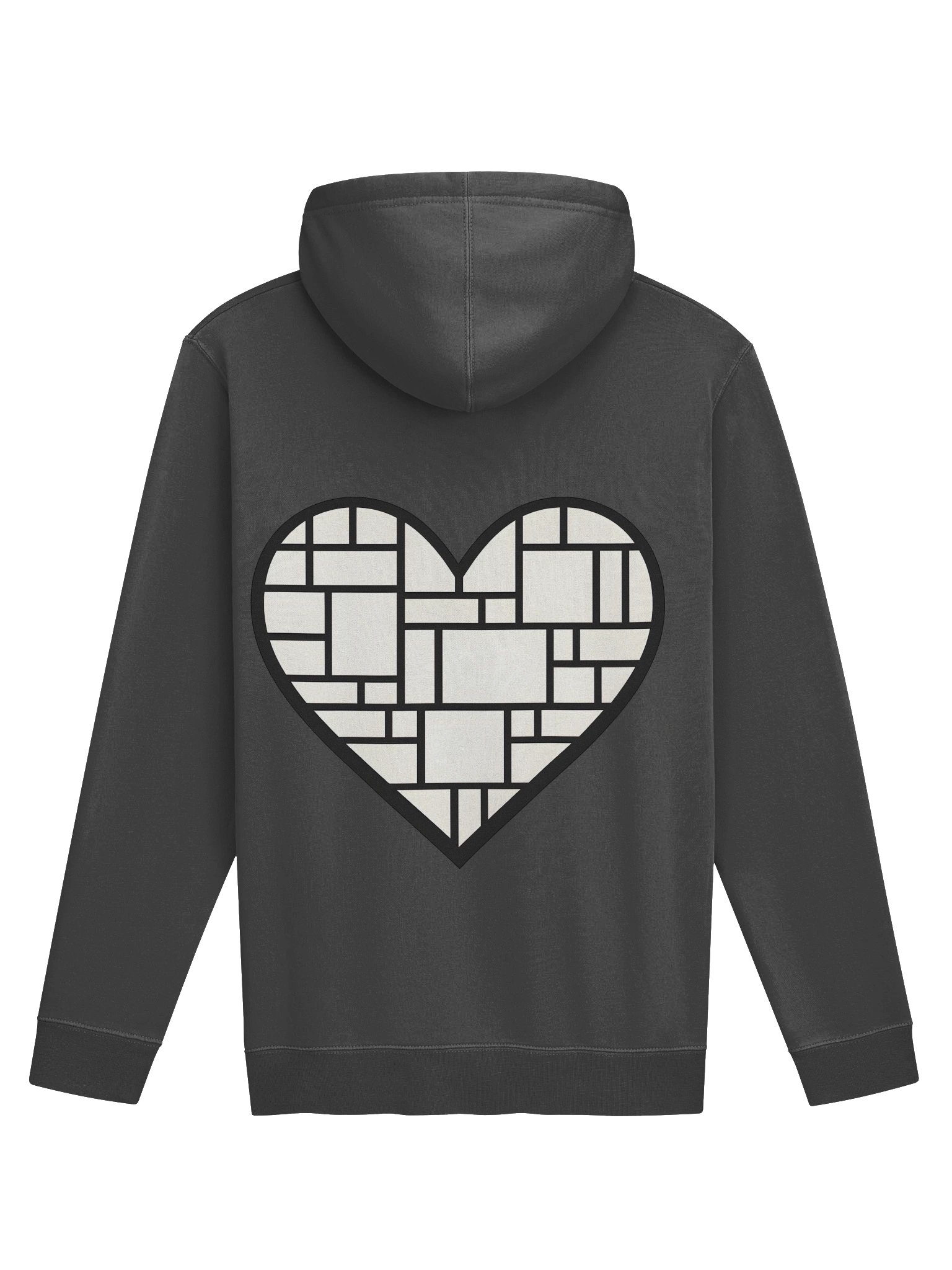 Simple Heart Pigment-Dyed Hoodie - California Dept. of Love product image (2)