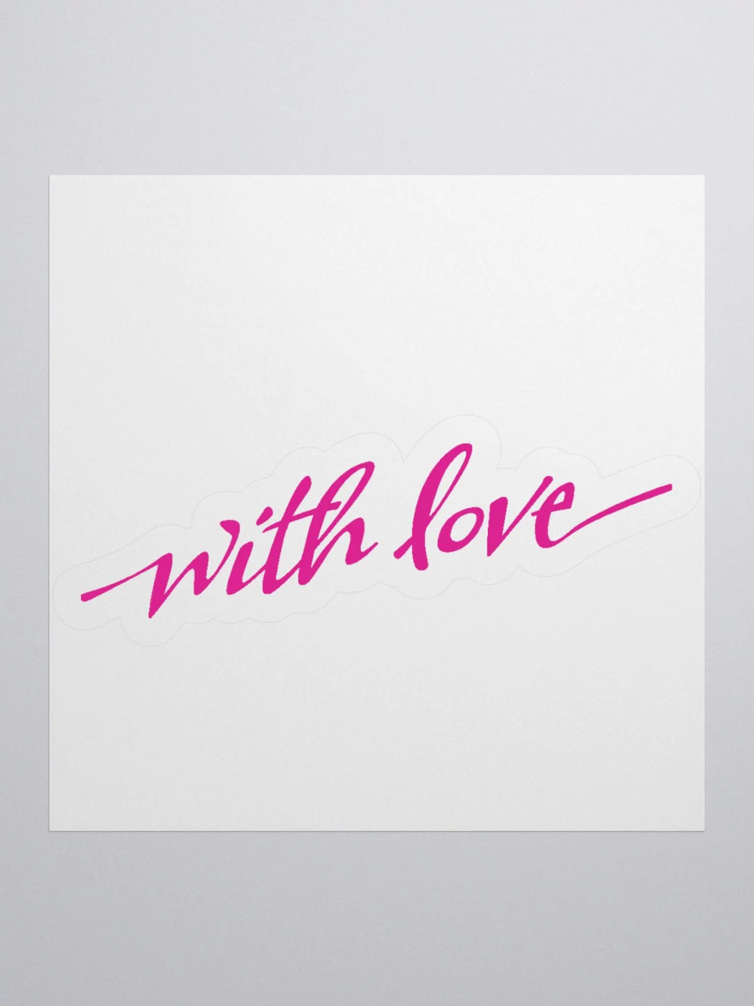 With Love Sticker product image (2)