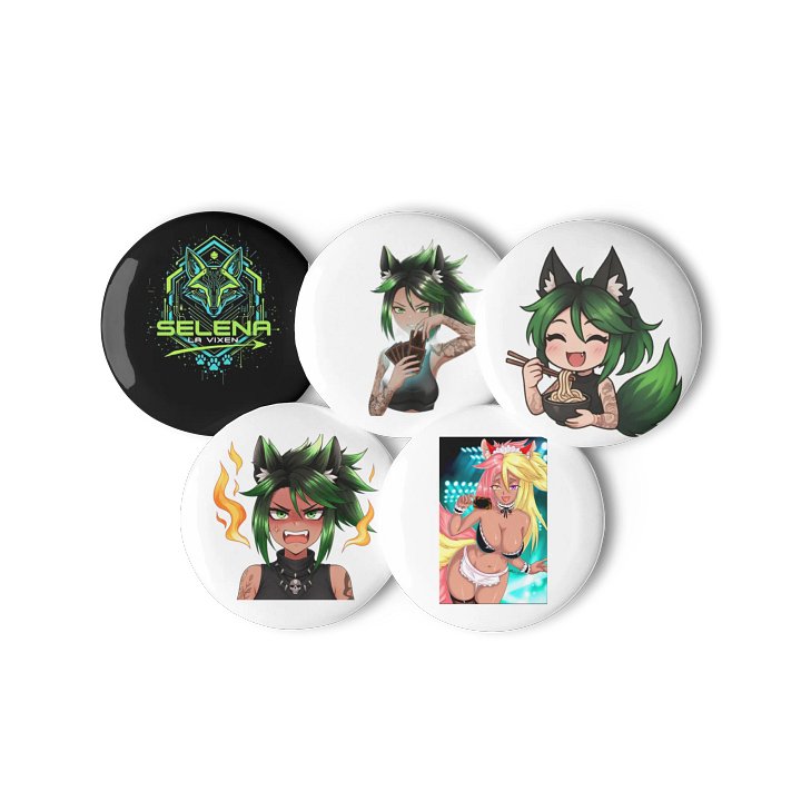 Maid Cafe Party Pin Button Set product image (3)