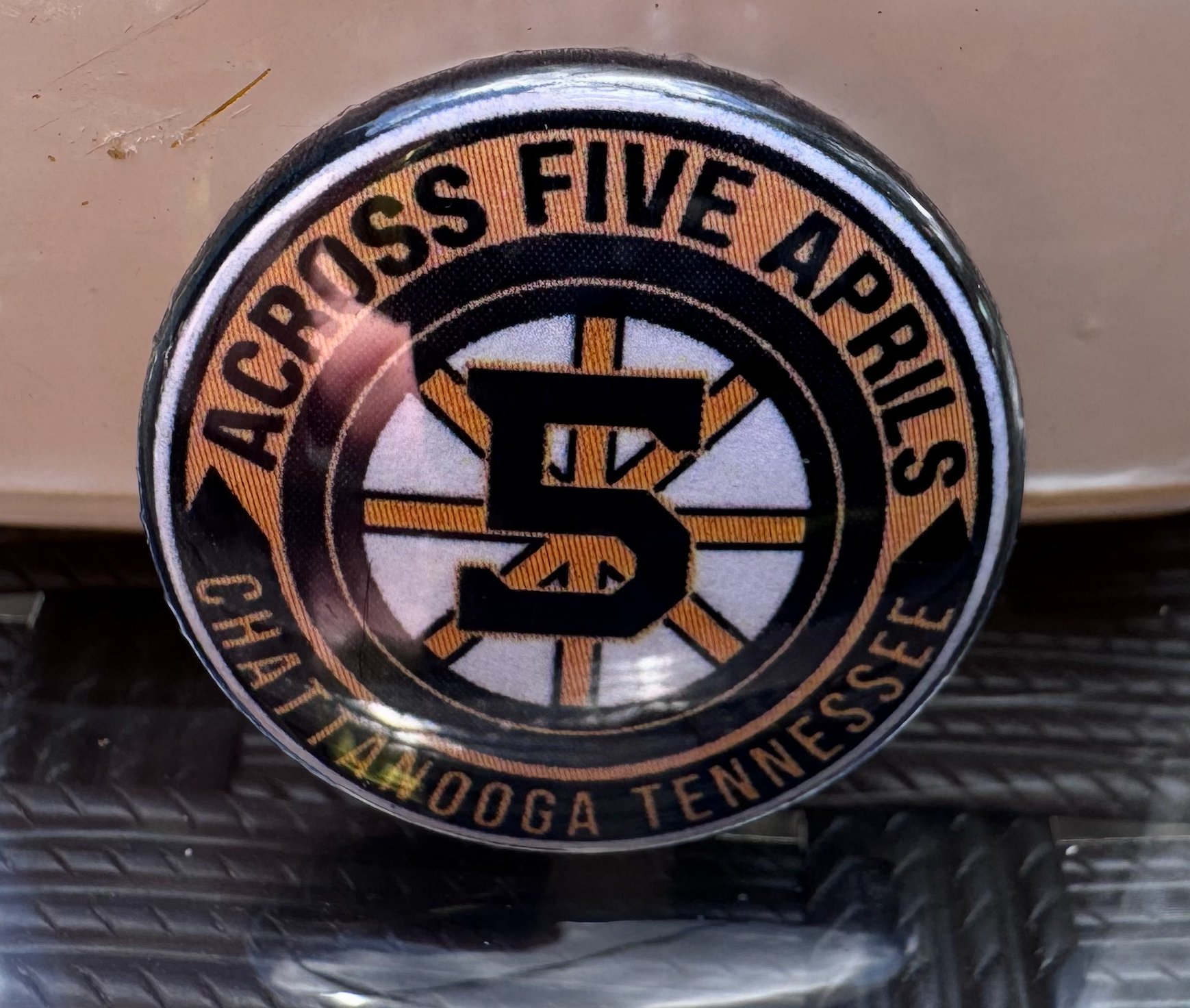 Across Five Aprils: Boston Bruins 1" Button product image (1)