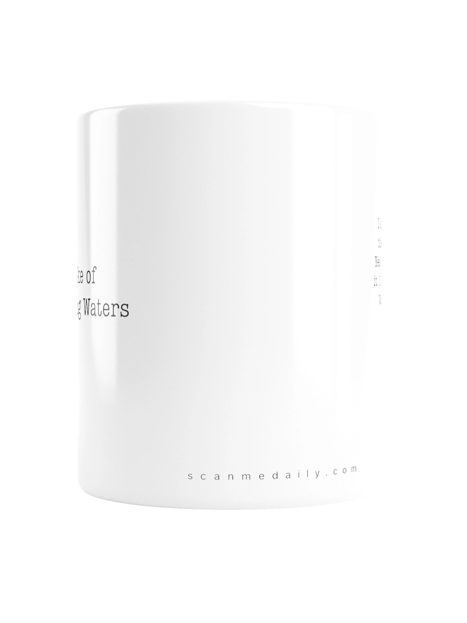 <i>Lake of Shining Waters</i> • QR Mug<br /> With 160 Daily Quotes<br /> <small>Quotes from beloved novel<br />Anne of Green Gables (1908)</small> product image (4)