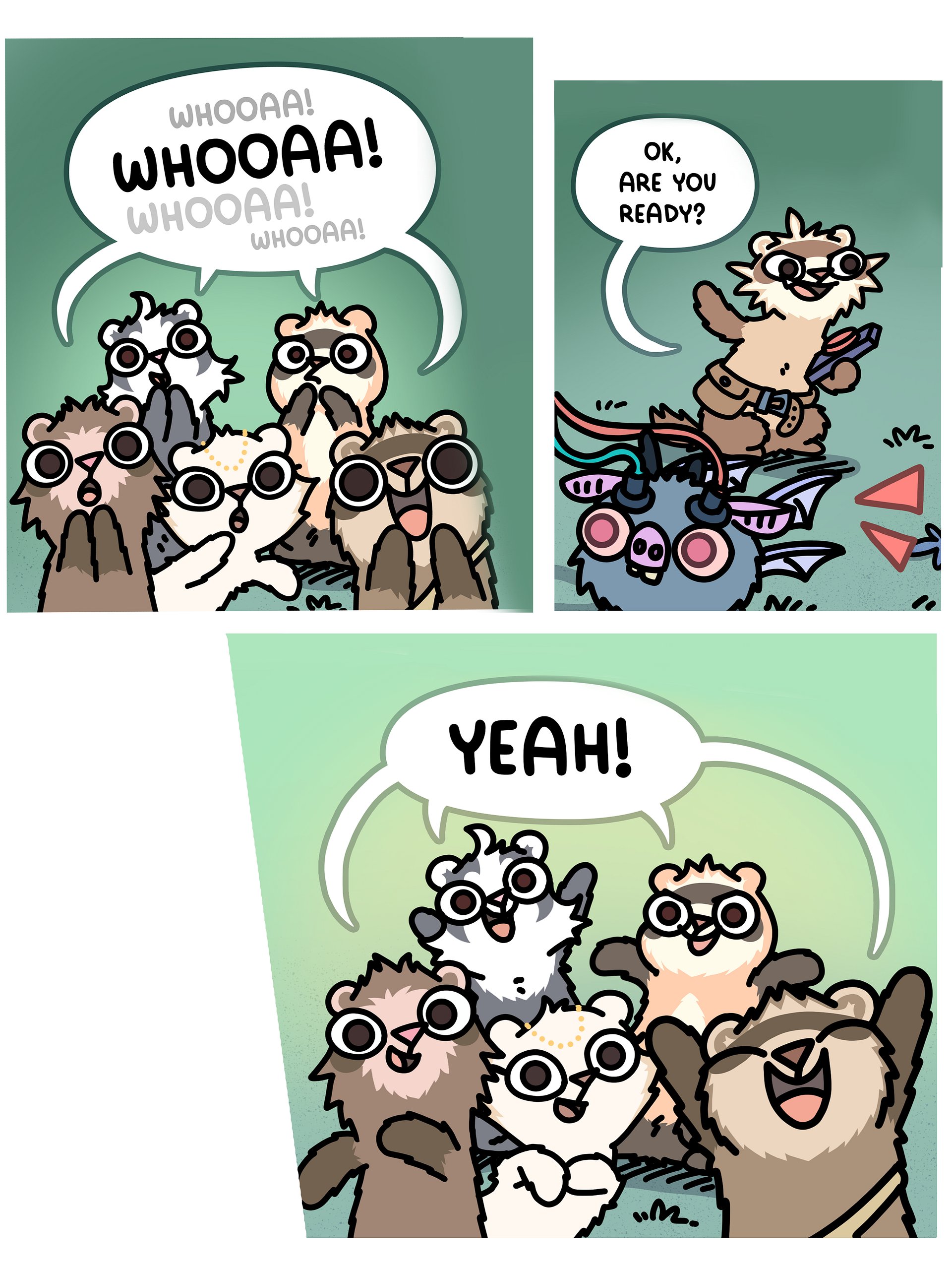 Meems and Feefs 2 : The Council of Ferrets - Hardcover Signed Book product image (2)