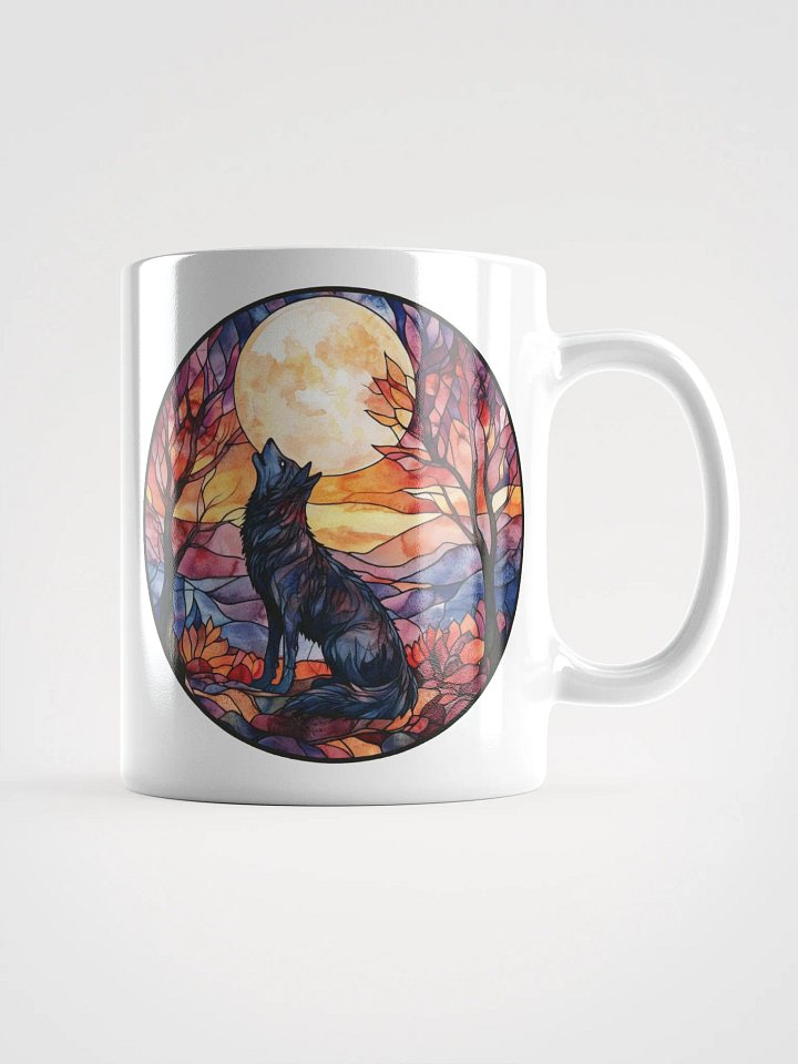Howling Wolf Stained Glass Mug product image (3)
