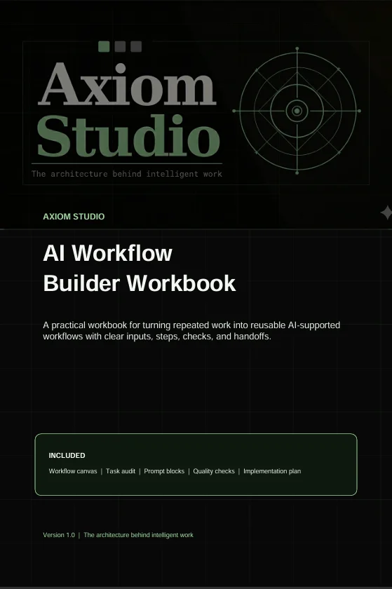 Axiom AI Workflow Builder Workbook product image (3)