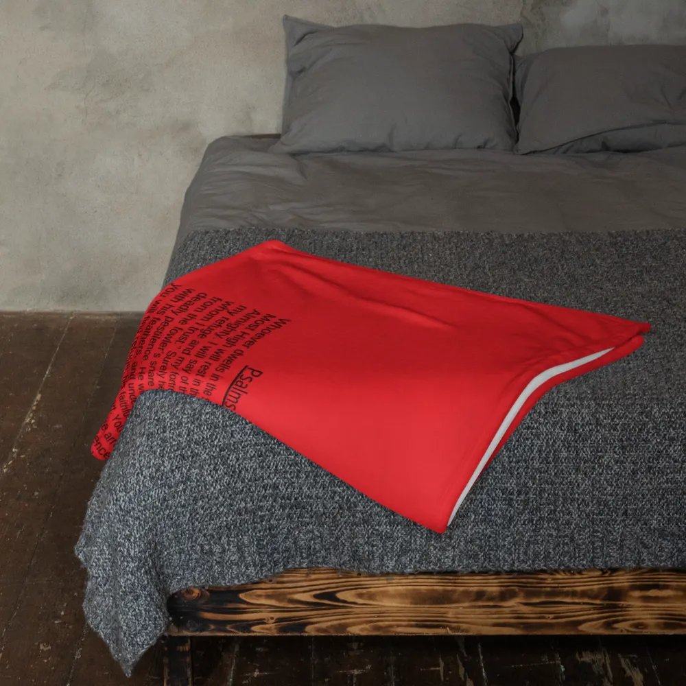 Armour Of God Red Prayer Blanket product image (7)