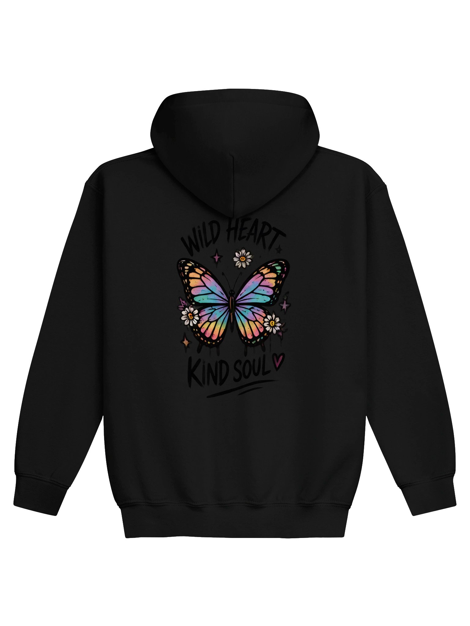 Wild Heart, Kind Soul Butterfly Hoodie | Little Haven Kids Collection product image (9)