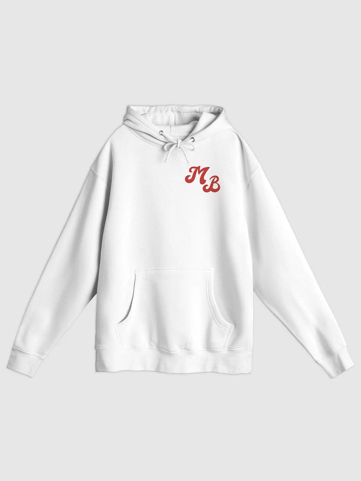 White Logo Hoodie product image (1)