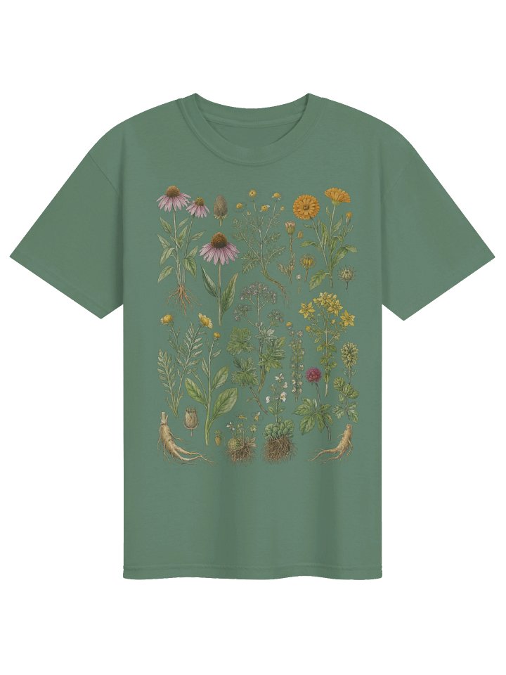 Vintage Botanical Shirt, Herbal Plant Graphic Tee, Comfort Colors Garden T-Shirt, Wildflower Floral Tee, Unisex product image (26)