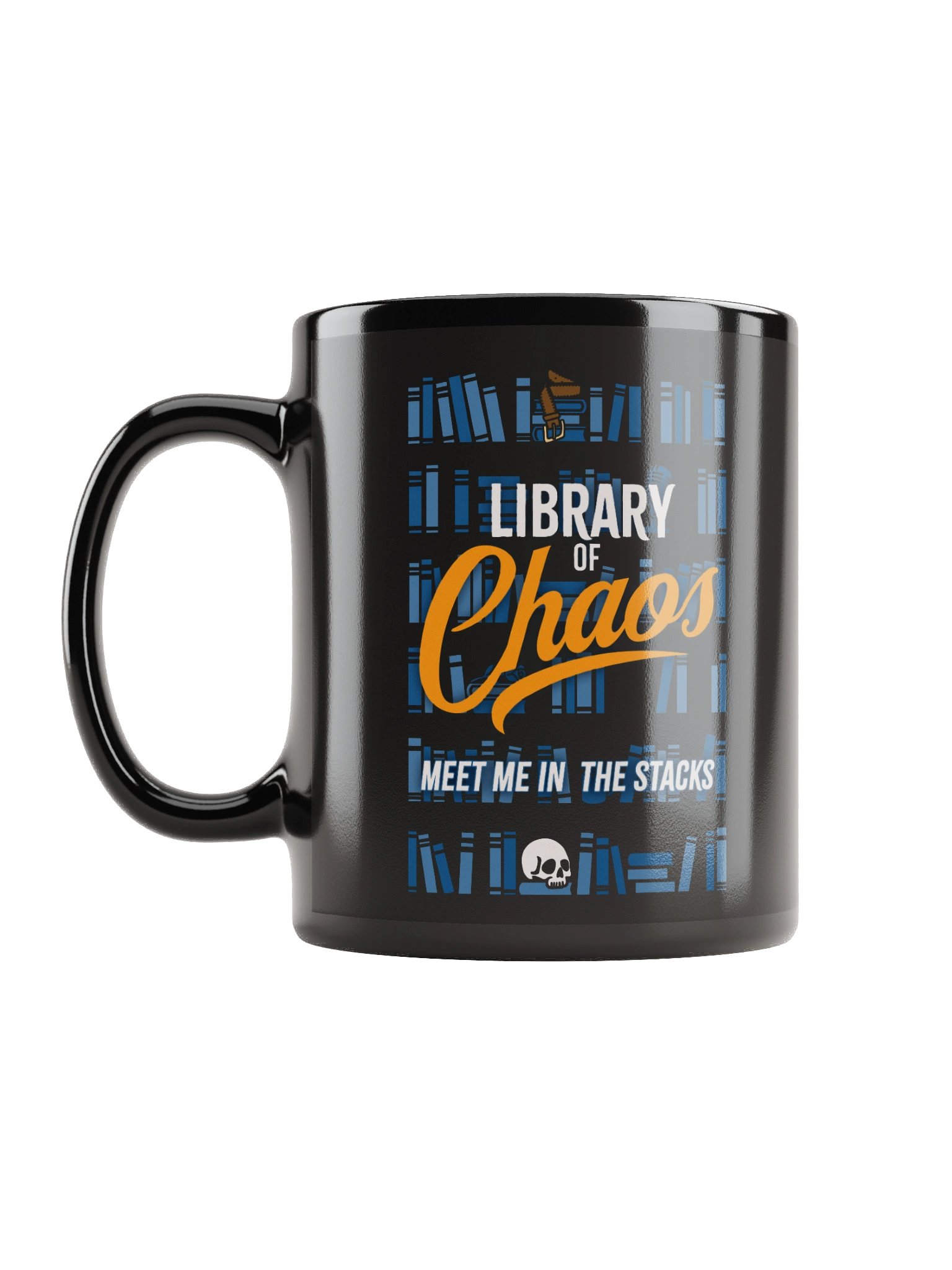 Library of Chaos Mug Black product image (6)