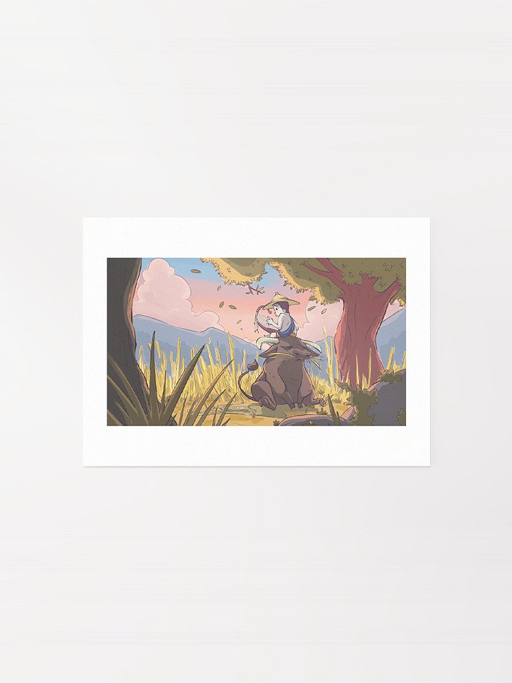 Serenading a Buffalo | Matte Paper Poster product image (1)