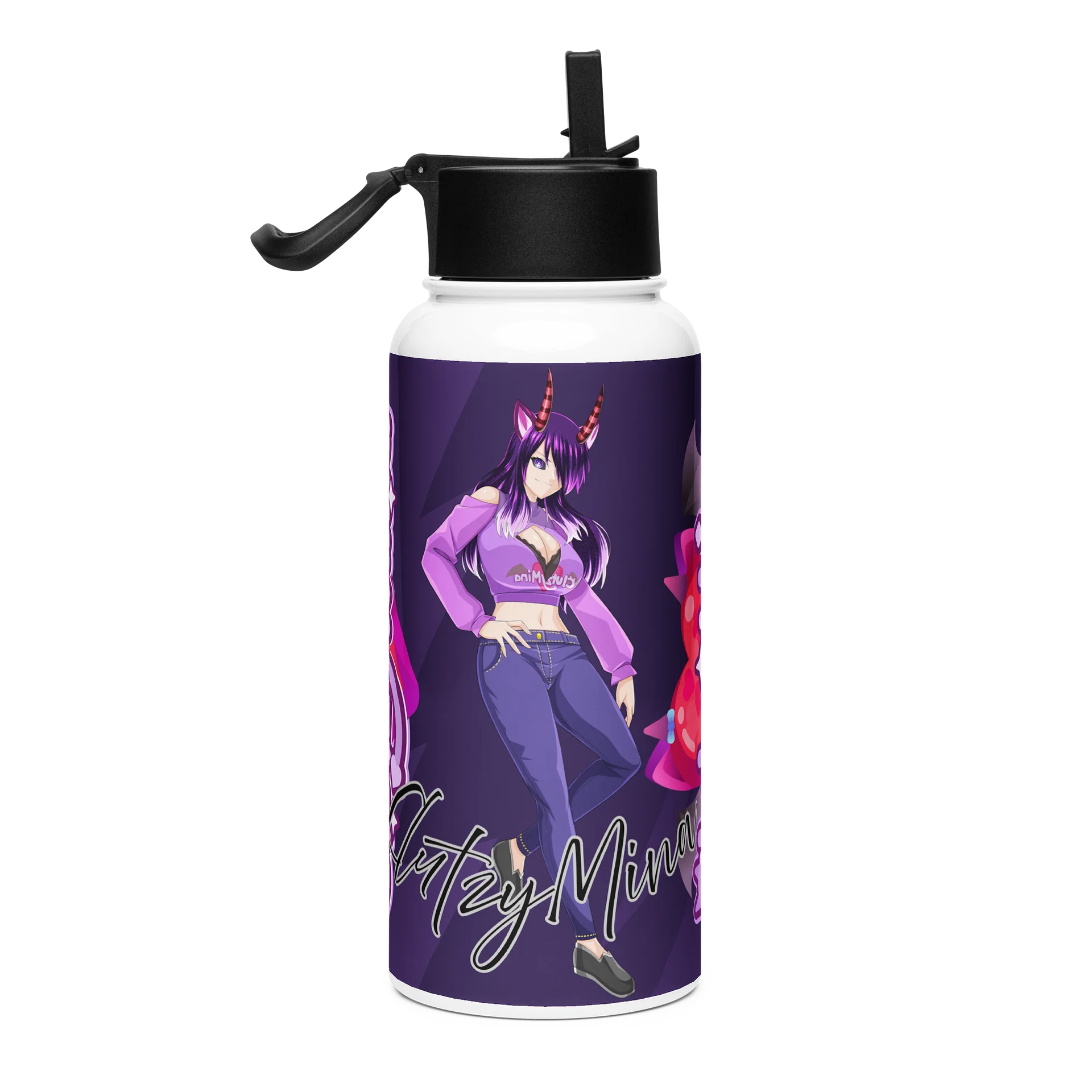 ClutzyMina Anime Glow Water Bottle product image (4)