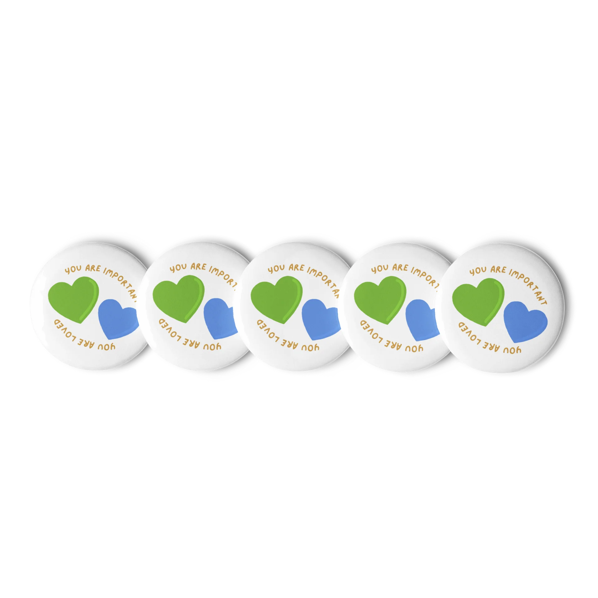 G/B Heart Friendship Pin Set product image (1)