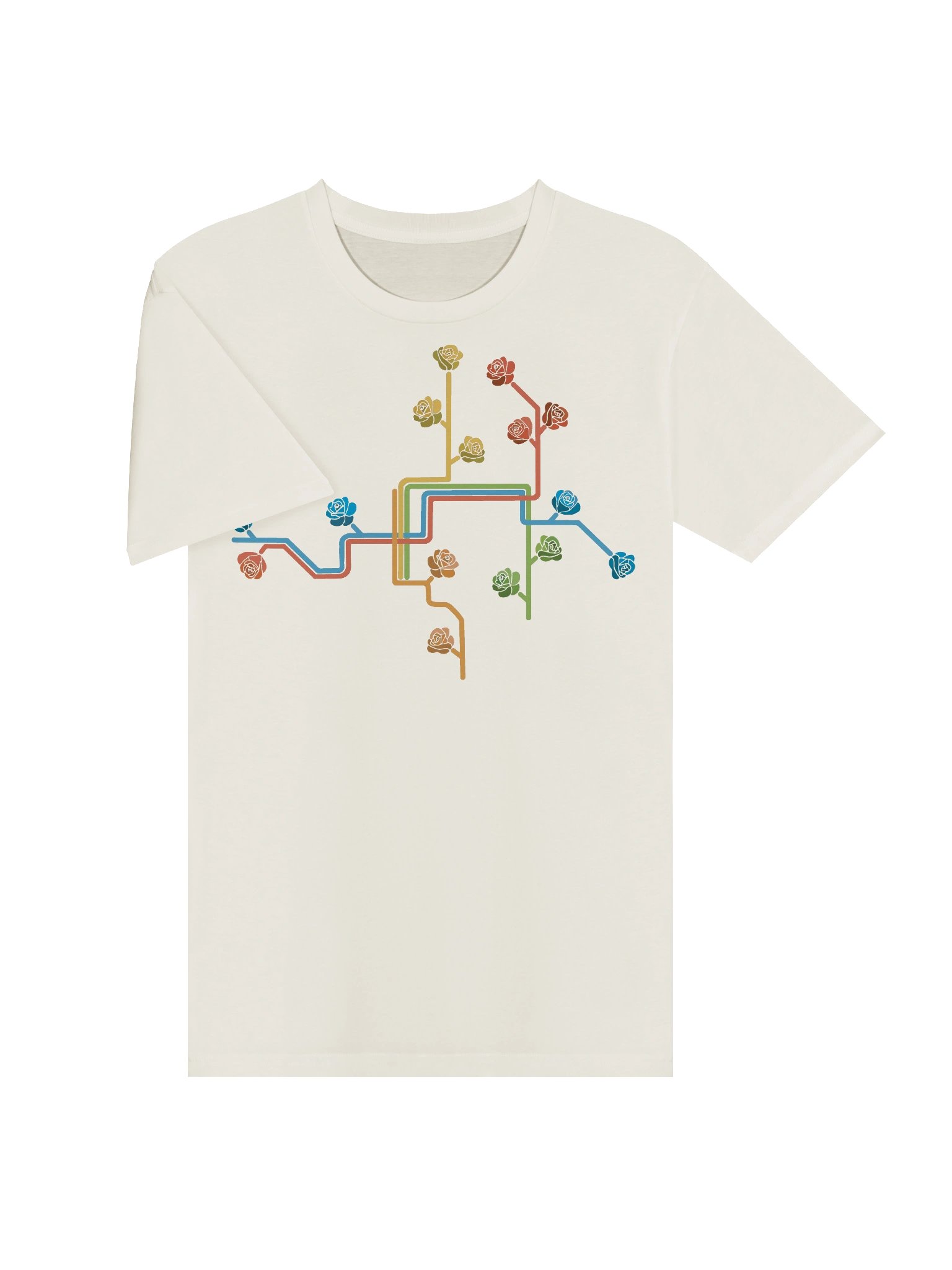 Blooming Portland Transit Map - The T-Shirt product image (11)