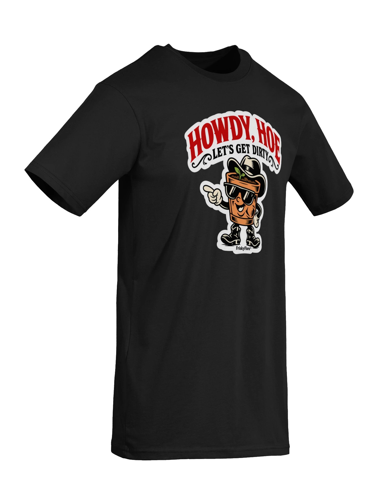 Howdy, Hoe Cowboy Pot Premium Tee product image (25)