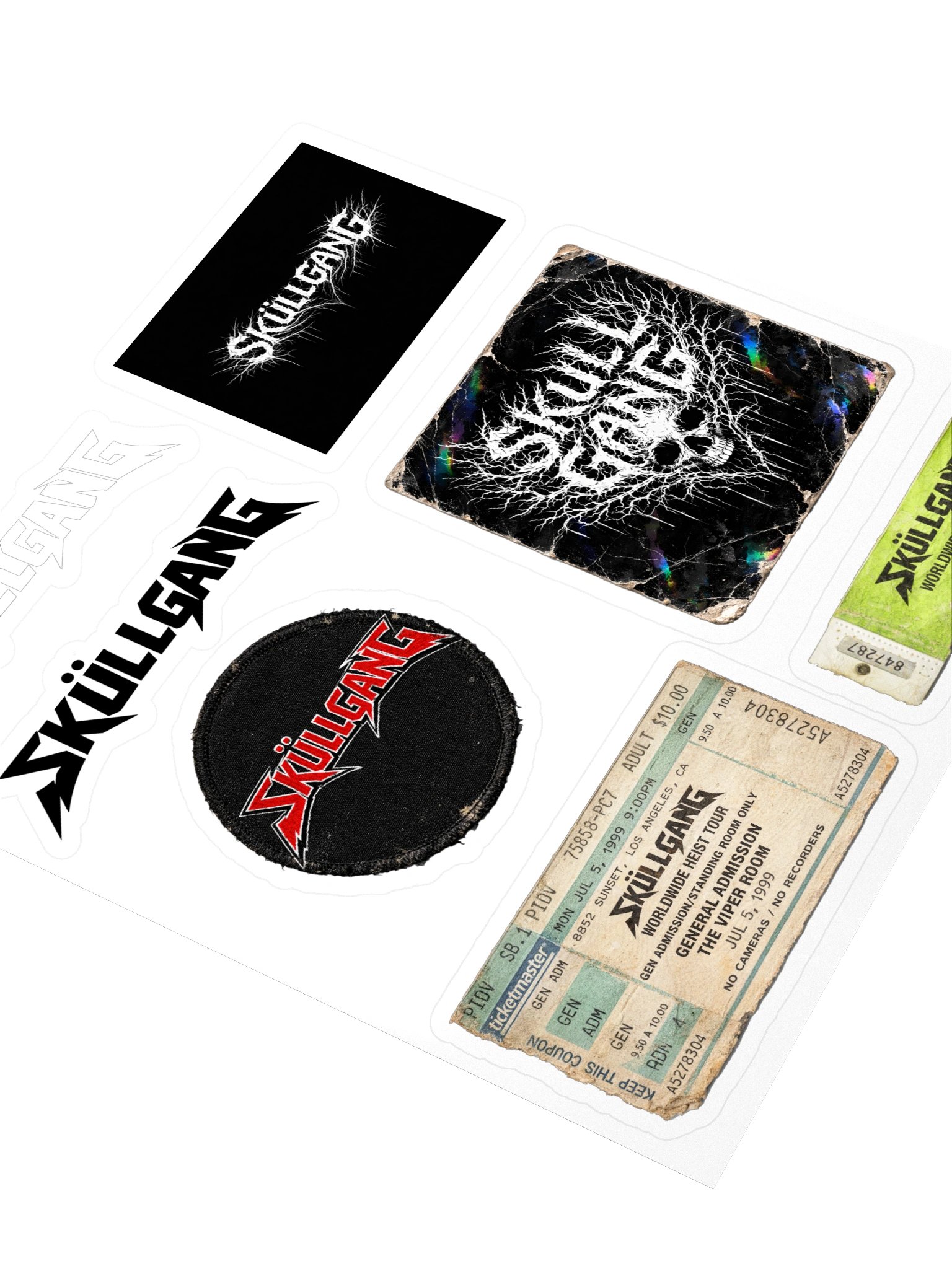 Sküllgang Kiss Cut Concert Sticker Collection product image (3)