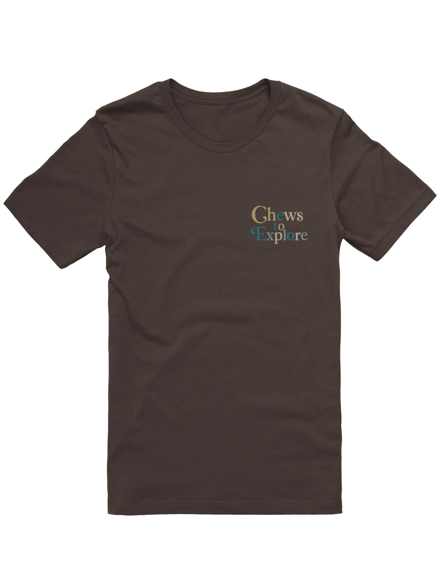ChewsToExplore Brown T-Shirt product image (1)