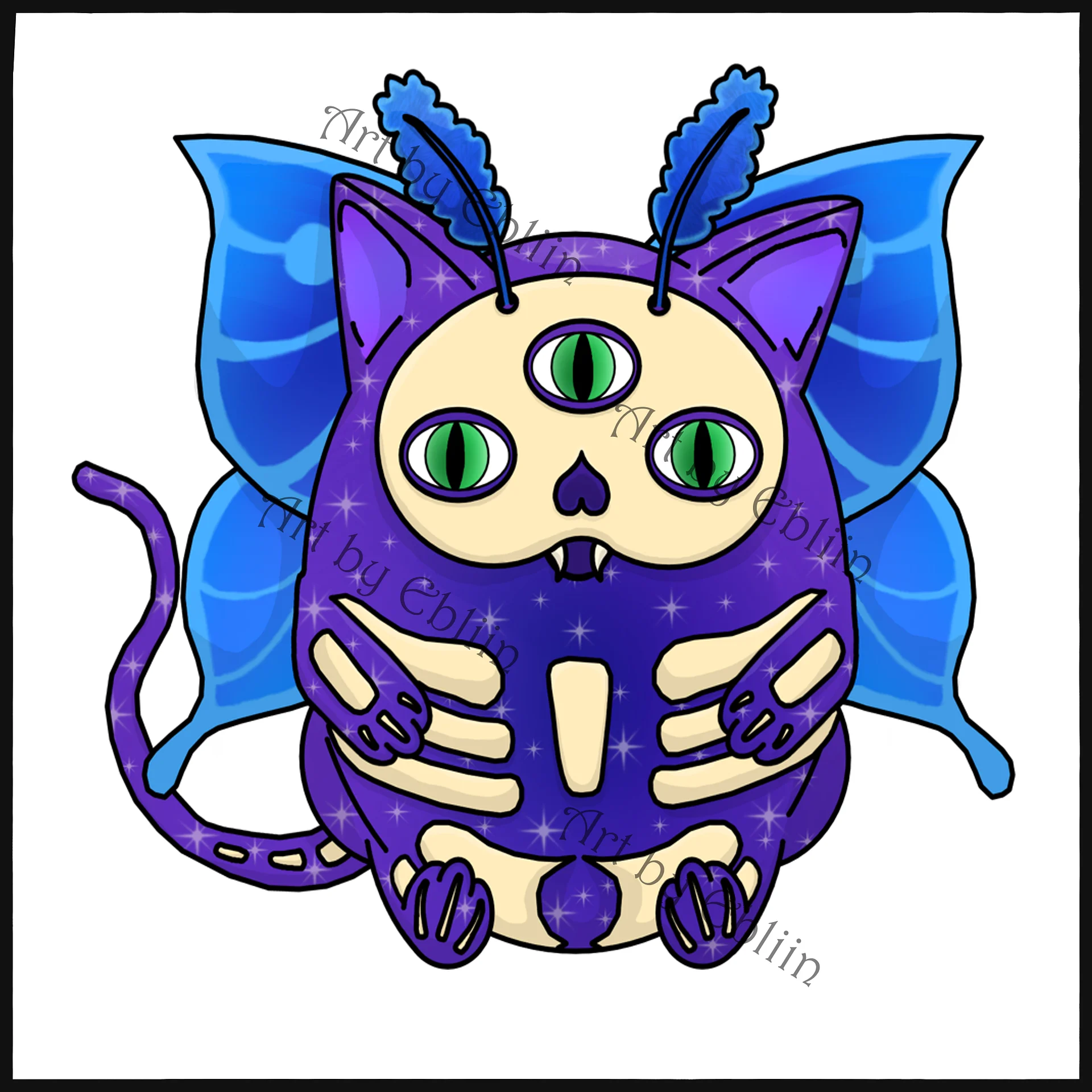 Space Moth Cat png product image (1)