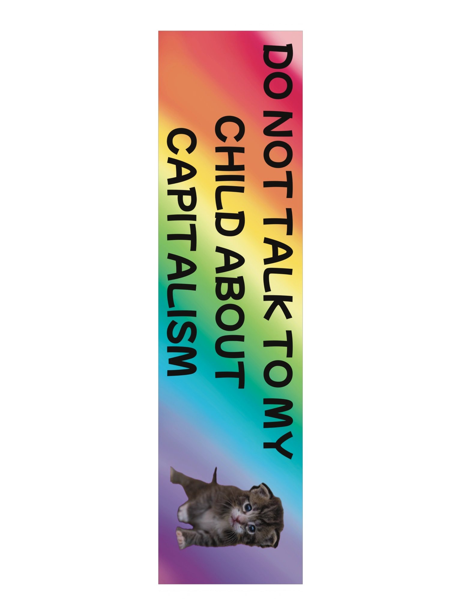 Do Not Talk To My Child About Capitalism Bumper Sticker product image (3)