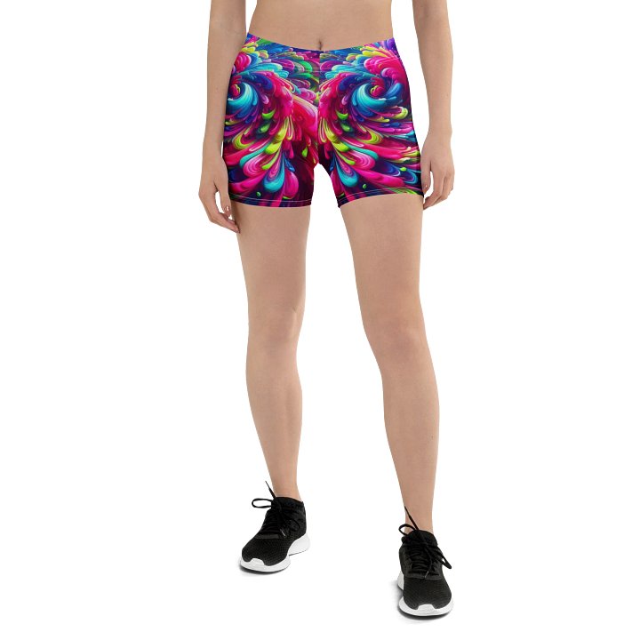 Swirling Petals All-Over Print Shorts product image (1)