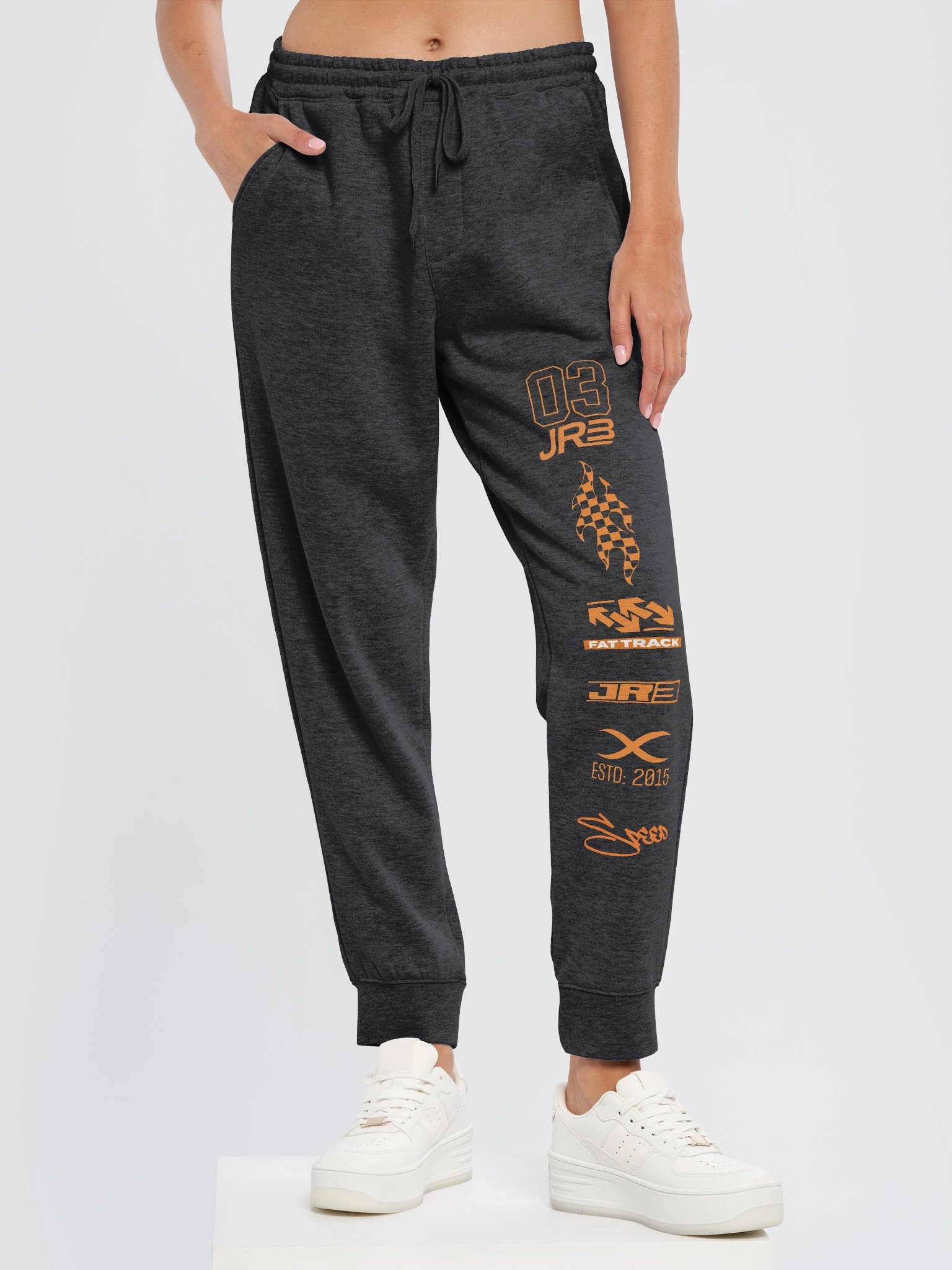 JR3 Graffiti Orange Joggers product image (6)