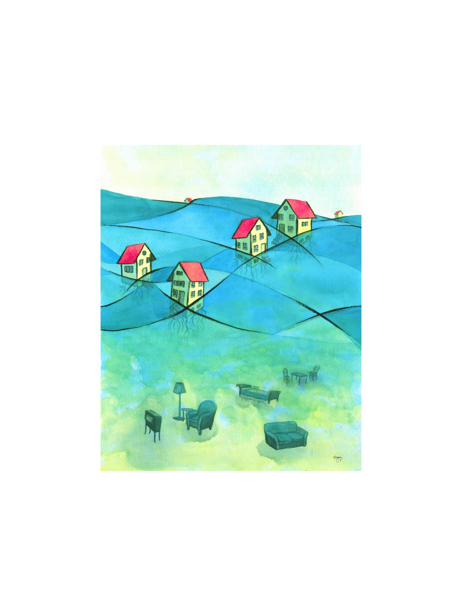 Flooded Basements ∙ Art Print product image (2)