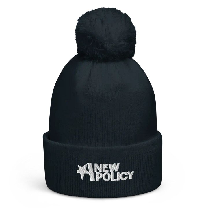 A New Policy Pom Pom Hat - Navy product image (1)