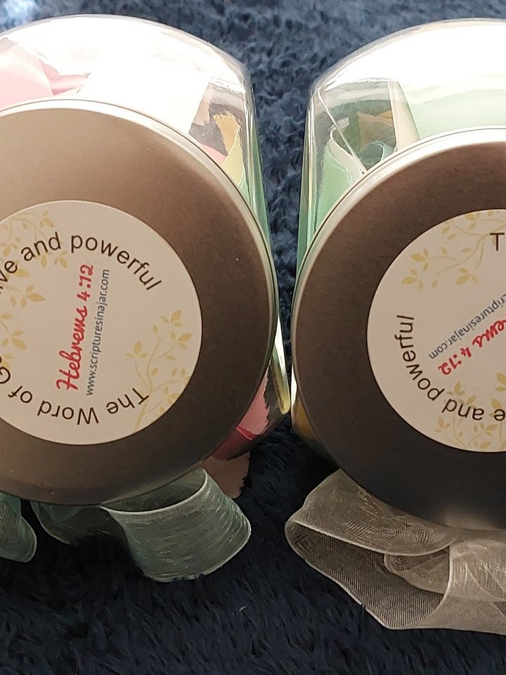 Scriptures in a Jar - Christian School Package (12 Jars of 120 scriptures each) product image (1)