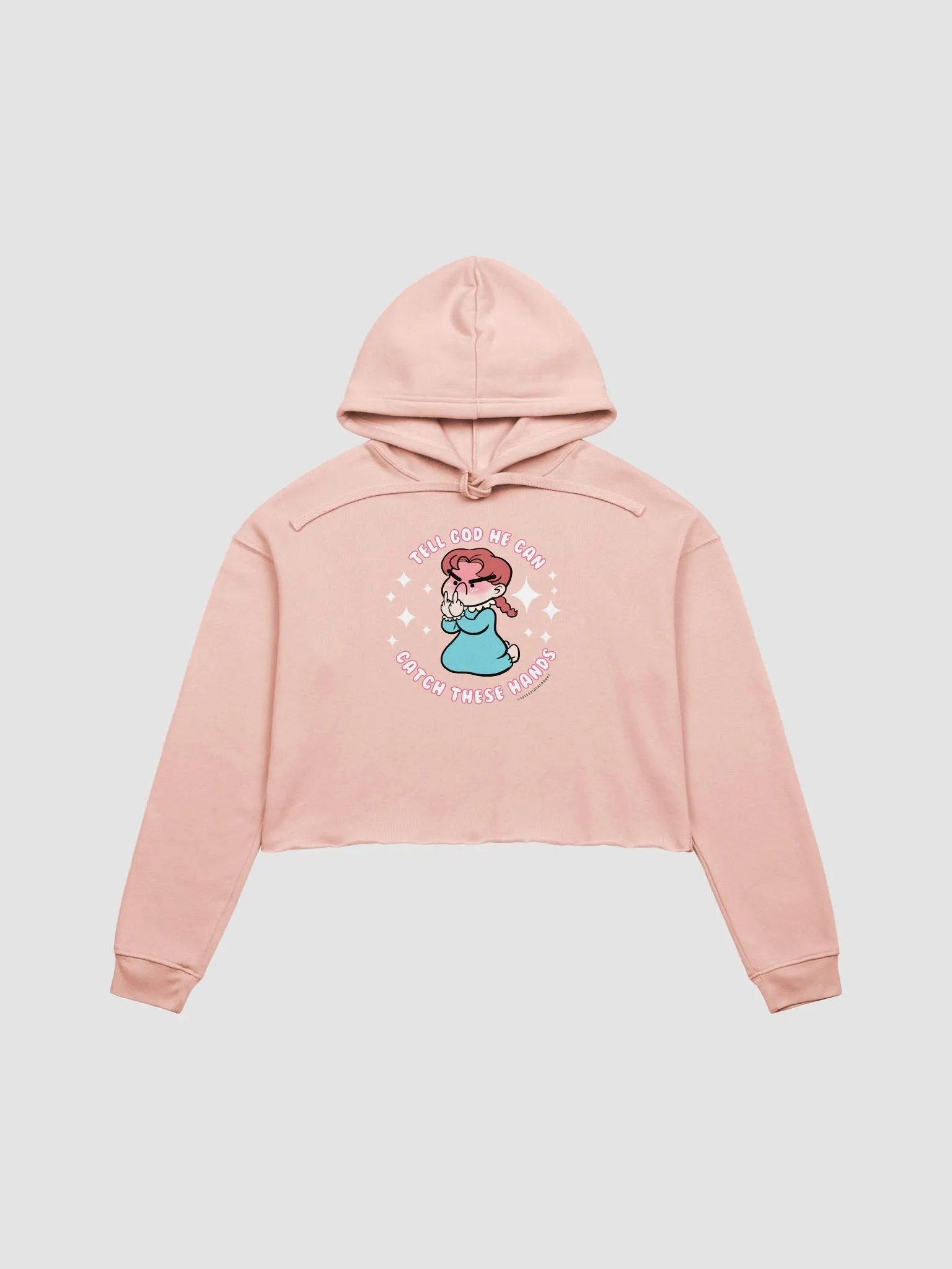 Catch these hands cropped hoodie product image (1)