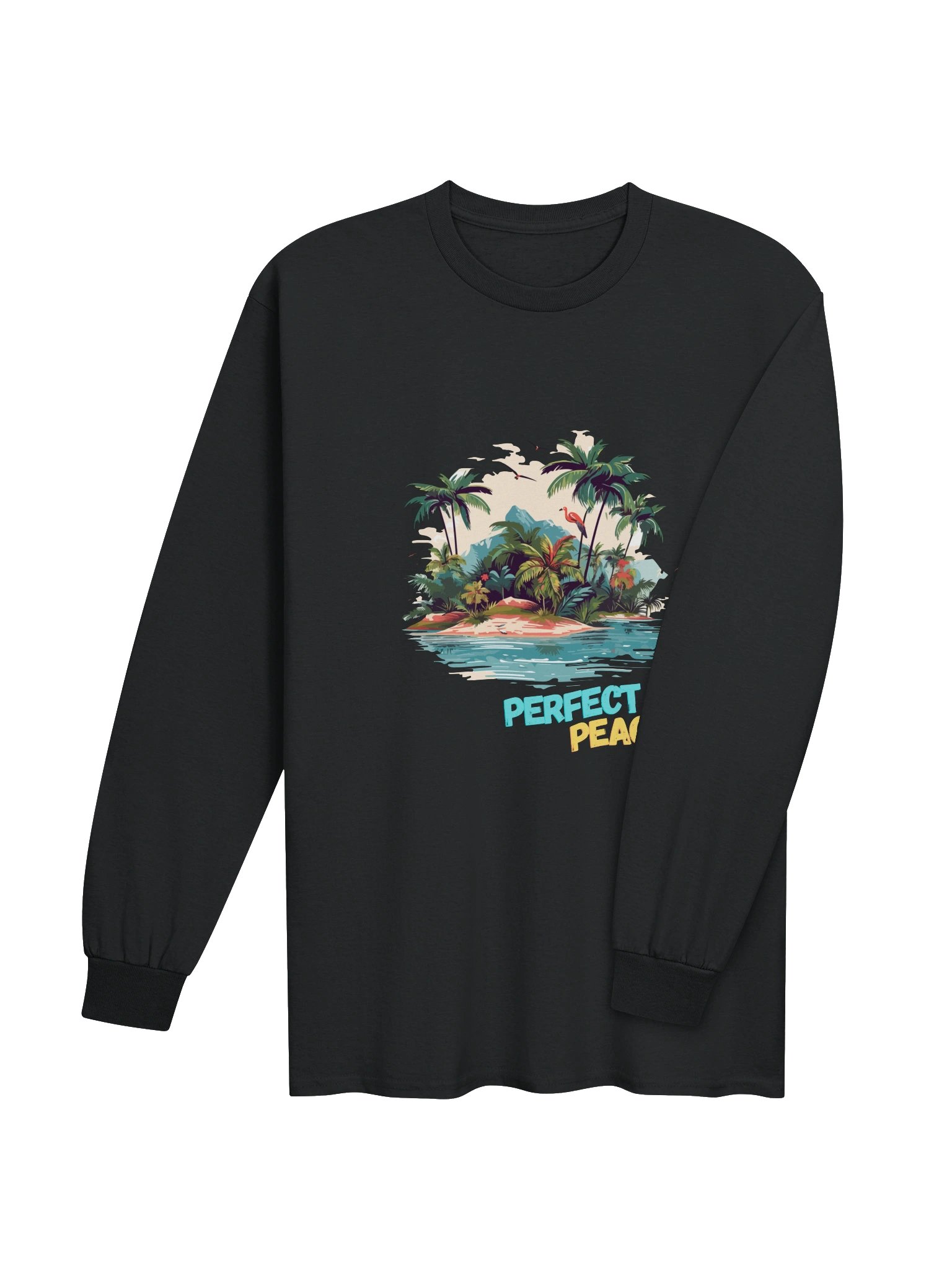 Perfect Peace Tropical Women's Long Sleeve Tee product image (36)