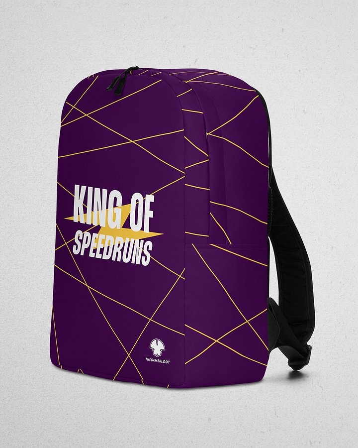 King of Speedruns - Minimalist Backpack product image (1)