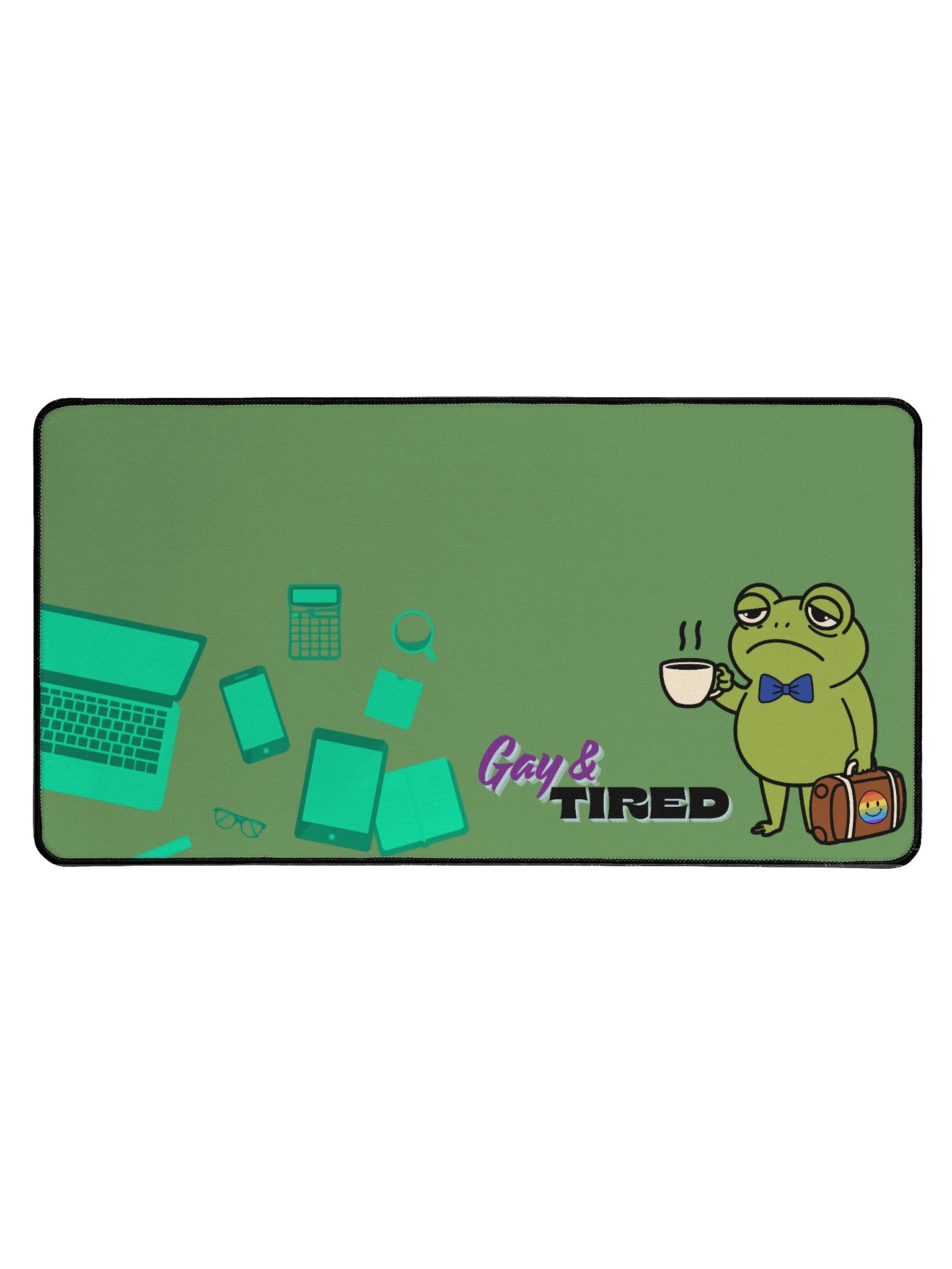 Gay & Tired Desk Mat product image (1)