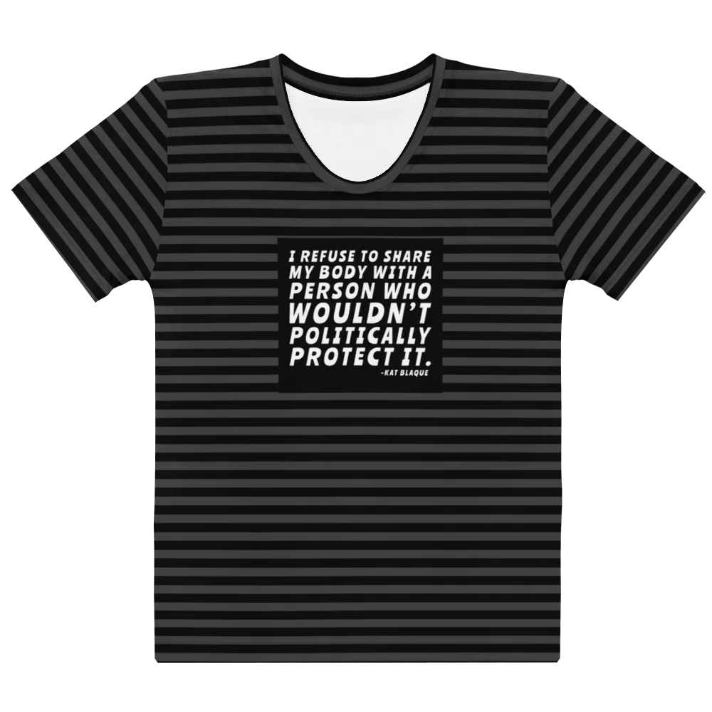 Stripped Political Protection Designer Tee product image (1)