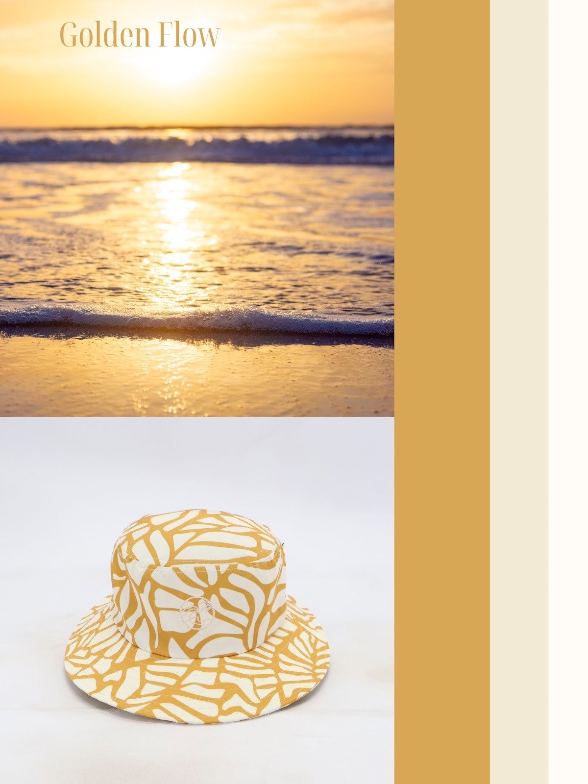 Golden Flow Surf Hat product image (2)