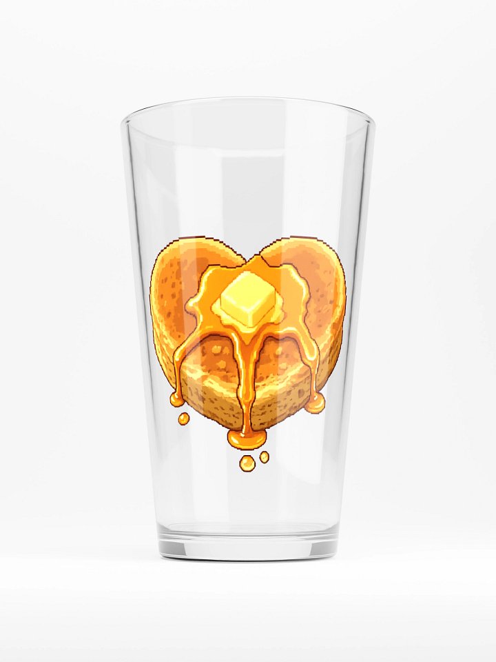 Pancake Heart Pint Glass product image (1)