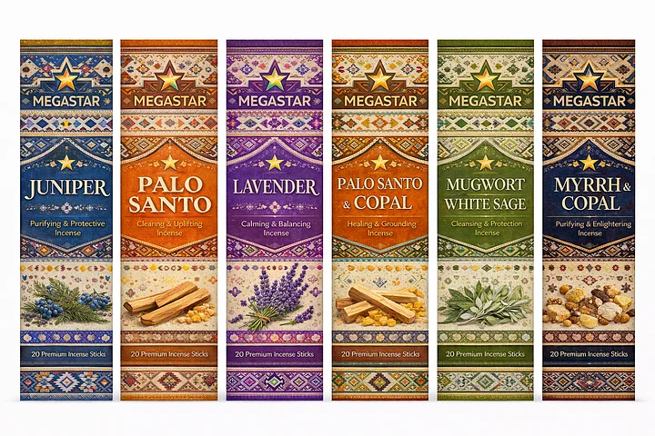 🌟 MEGASTAR HEALTH & WEALTH INCENSE COLLECTION product image (1)