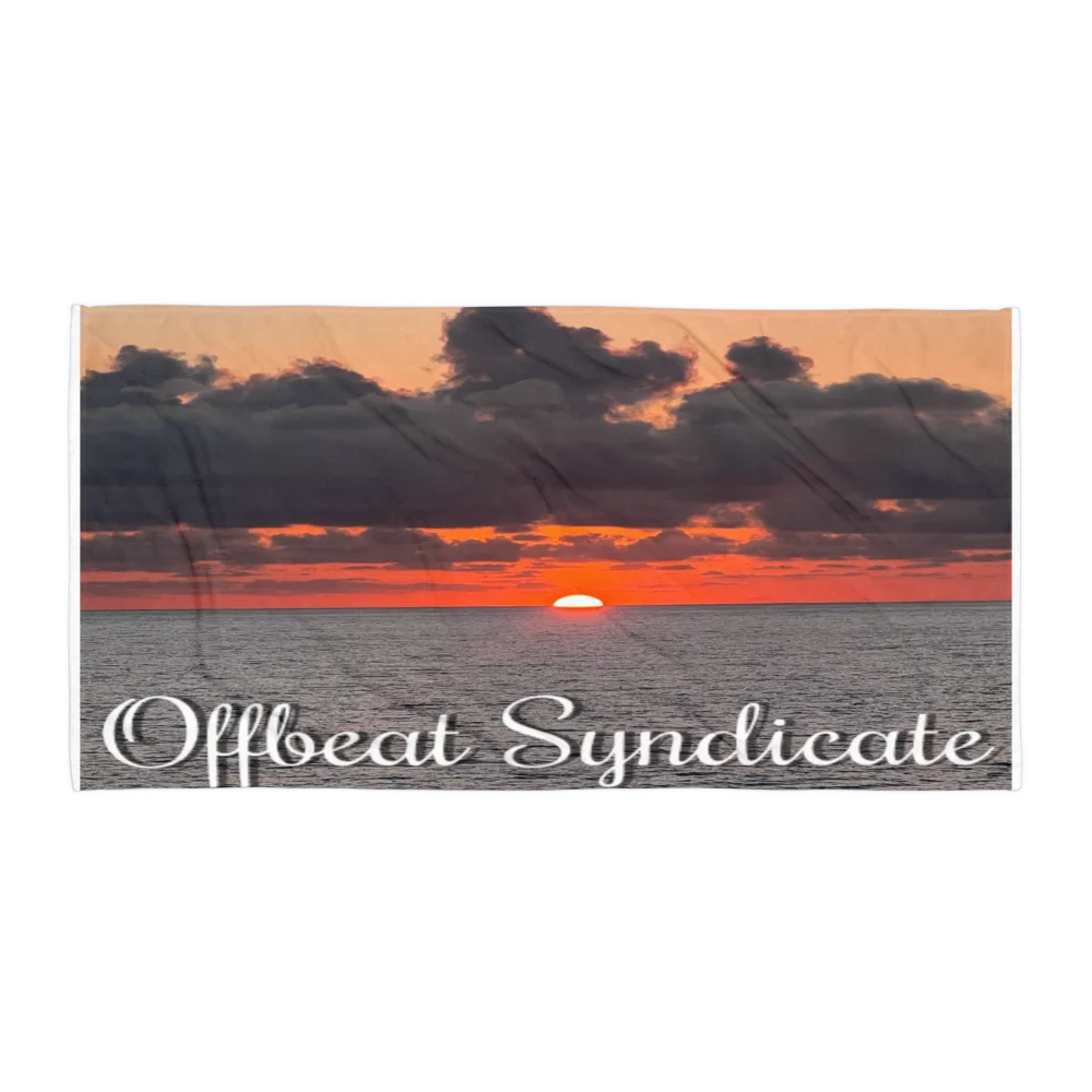 Offbeat Syndicate Sunset Beach Towel product image (1)